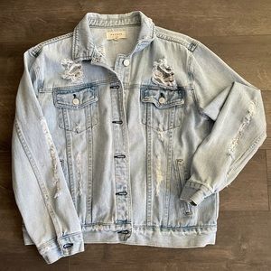 Distressed Denim Jacket